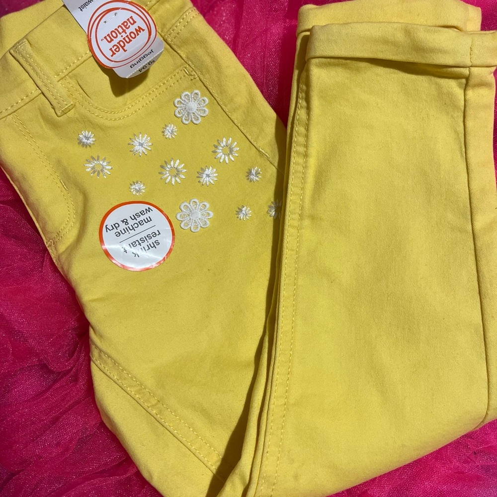 Wonder Nation girls jeggings Medium (7-8)